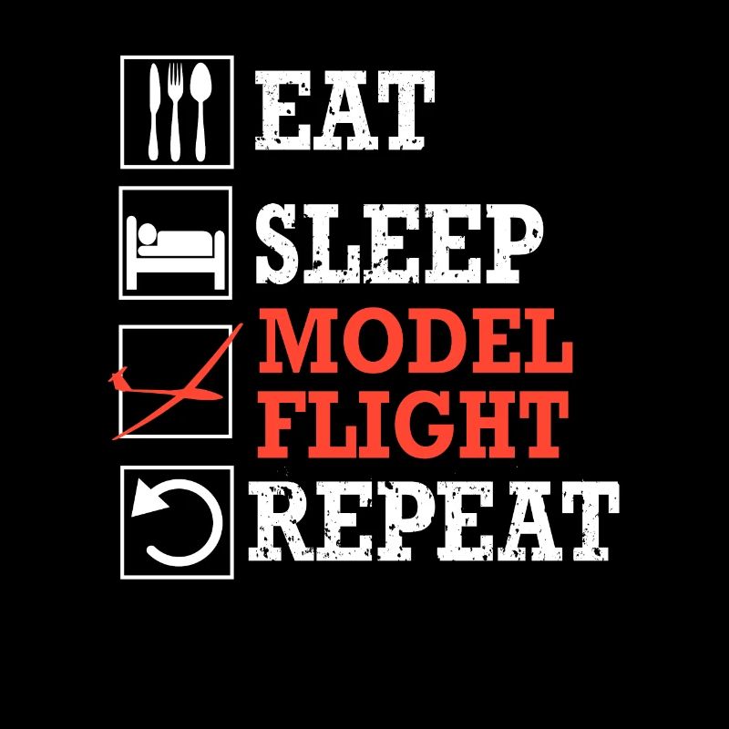 Model flight flight eat sleep repeat