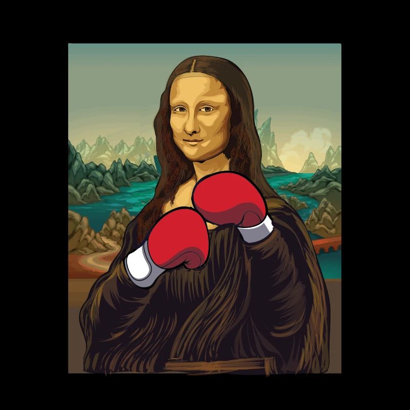 Cadeau d'arts martiaux de boxe de boxe de boxe de Mona Lisa