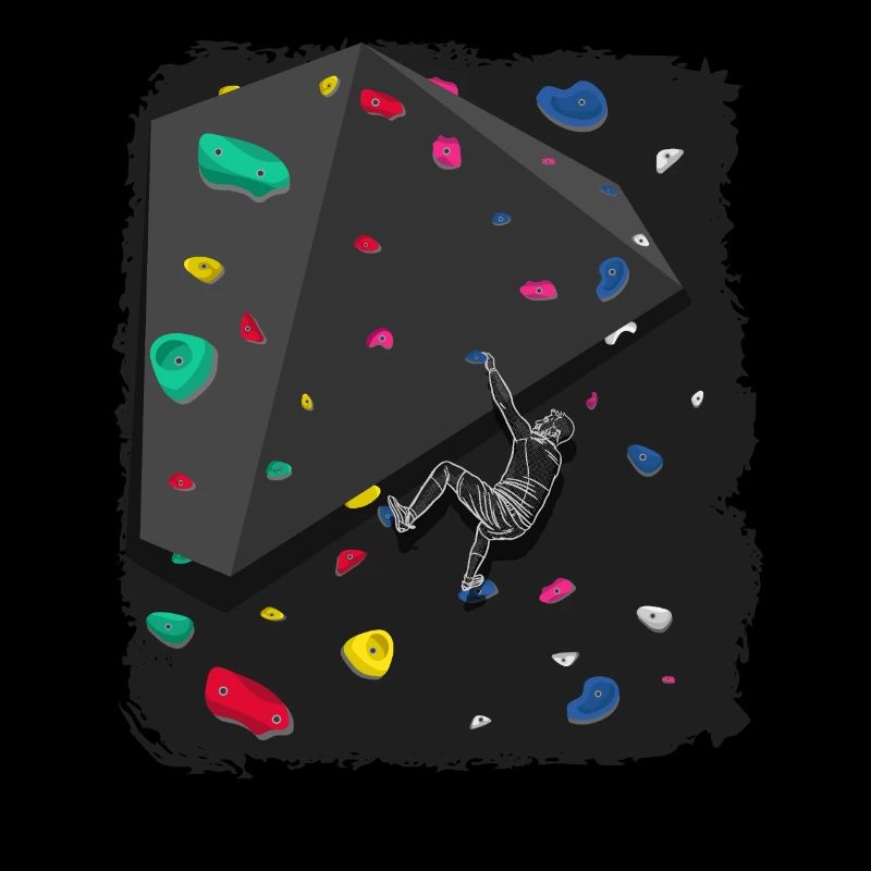 Klettern Boulderwand Felskletterer Bouldern