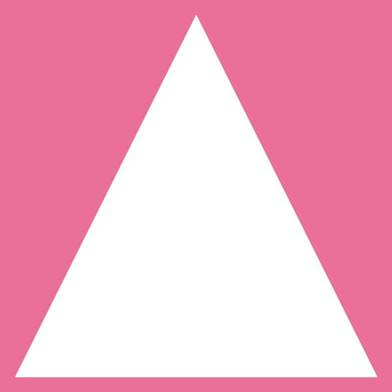 Triangle blanc