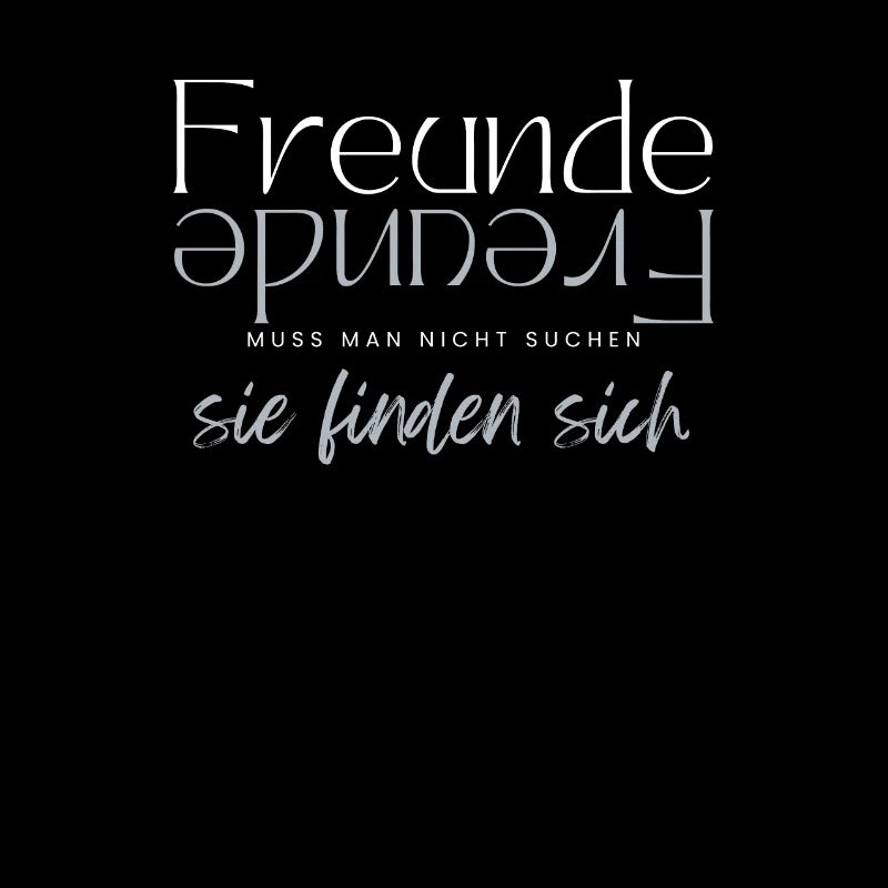 Beste Freunde FREUND Kumpel Kumpels