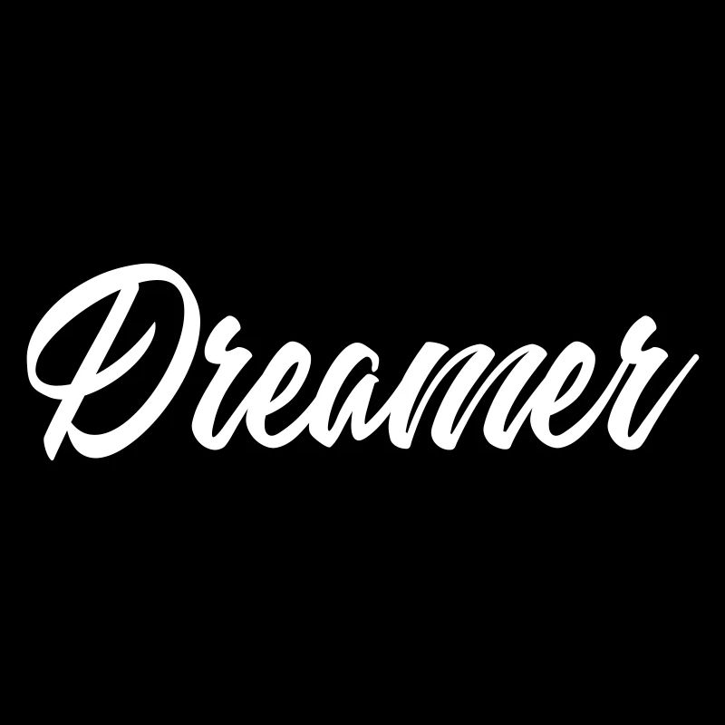 Einfach ein Träumer-Typografie Design