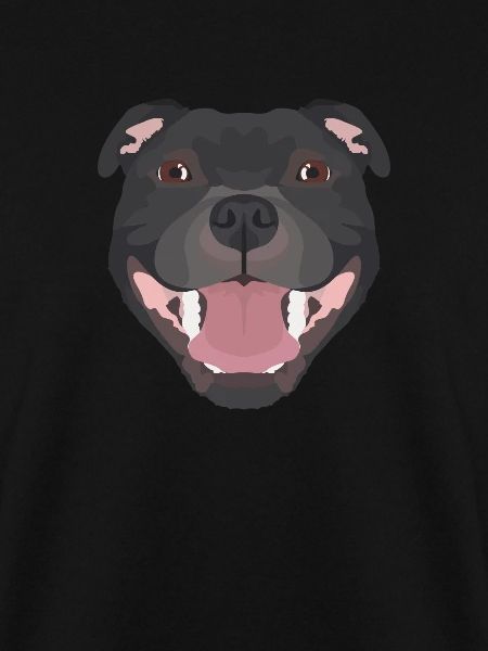 Lächelnder Staffordshire Bullterrier