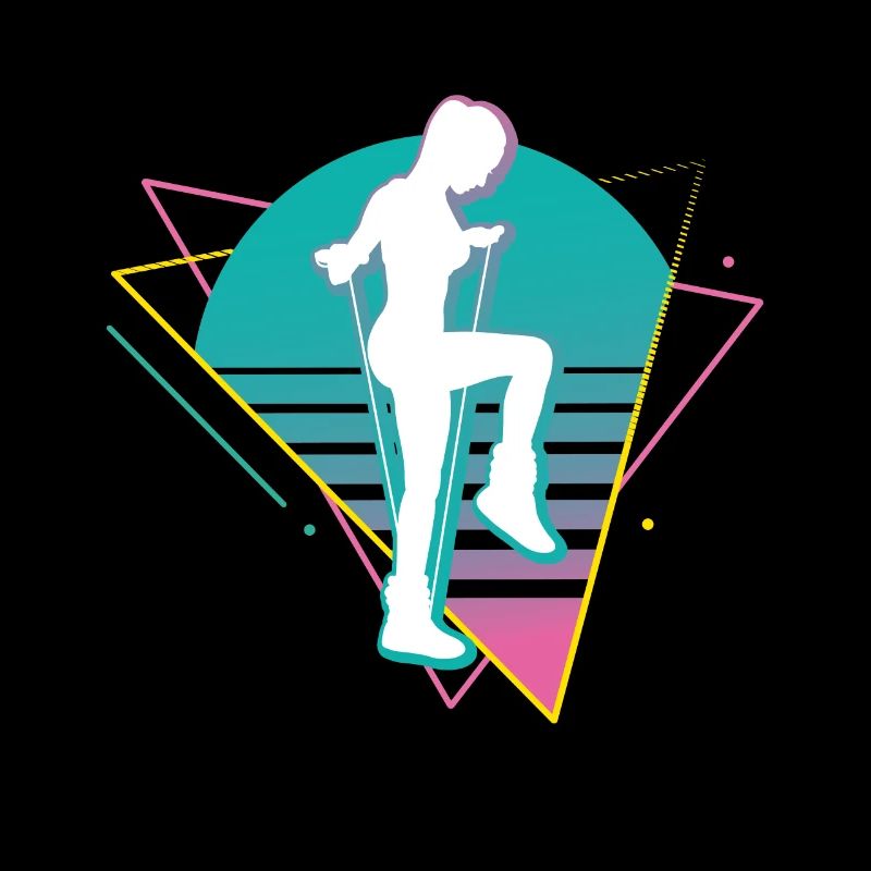 Vaporwave Rope Jumping