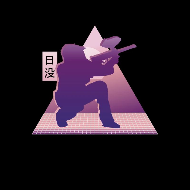 Vaporwave Paintball