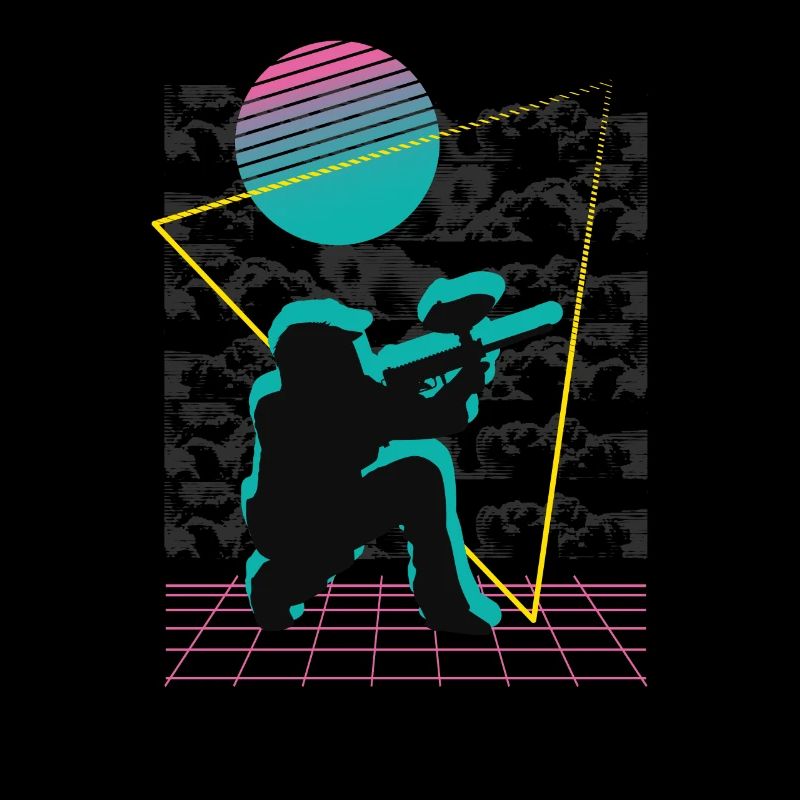 Vaporwave Paintball