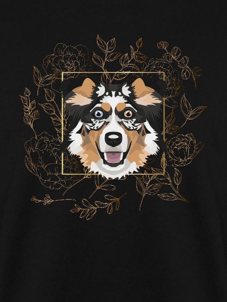 Goldener Hund Australian Shepherd
