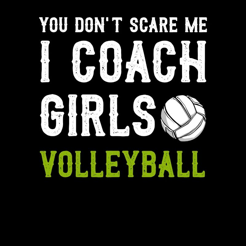 Sie erschrecken mich nicht ich trainiere Mädchen-Volleyball