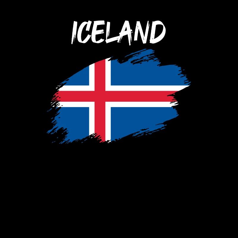 Island isländisch Fahne Flagge
