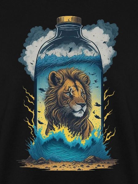 Löwe In Flasche