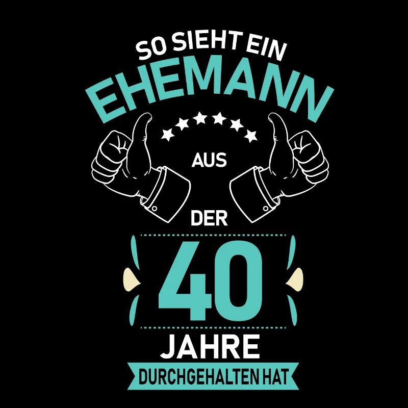 40. Hochzeit Ehemann Rubinhochzeit Geschenk