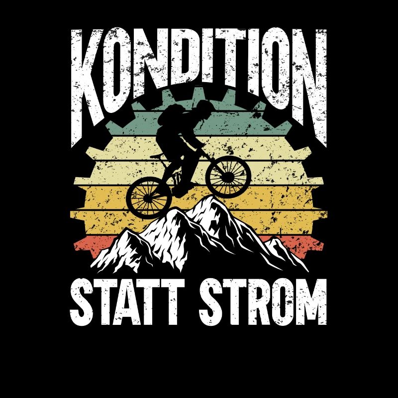 Radfahrer Kondition Statt Strom