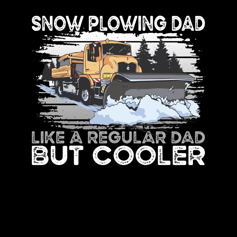 Snow Plowing Dad