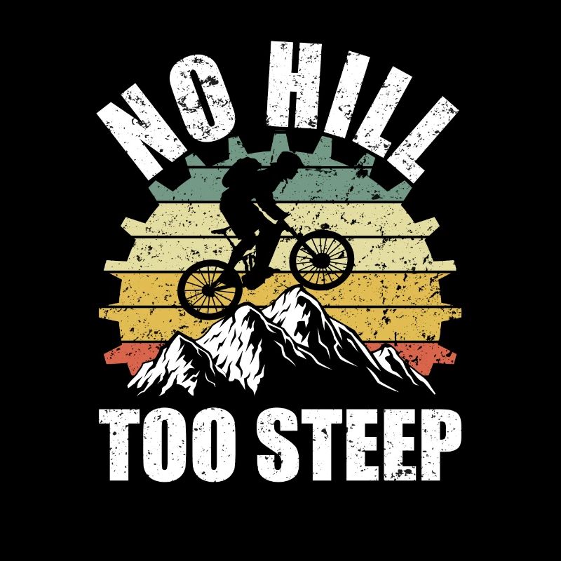 VTT Pas de colline trop raide