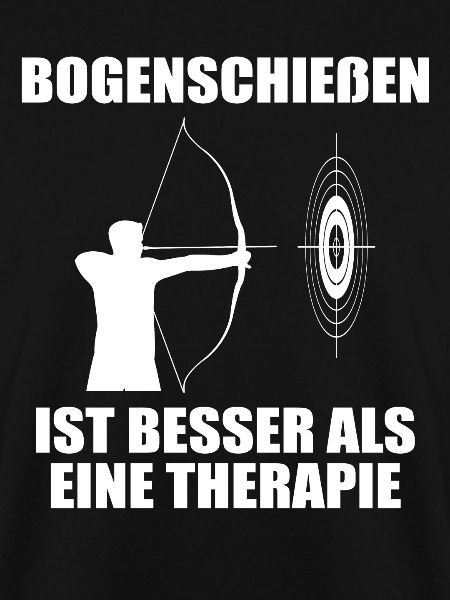 Bogenschießen Bogenschütze Spruch Geschenk