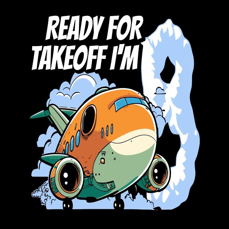 Ready for Takeoff I'm 8 - 8nd Birthday Boy