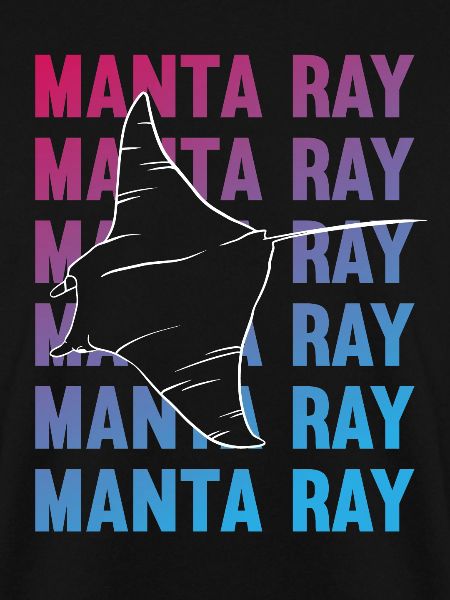 Eleganter Manta Ray Ozeanliebhaber