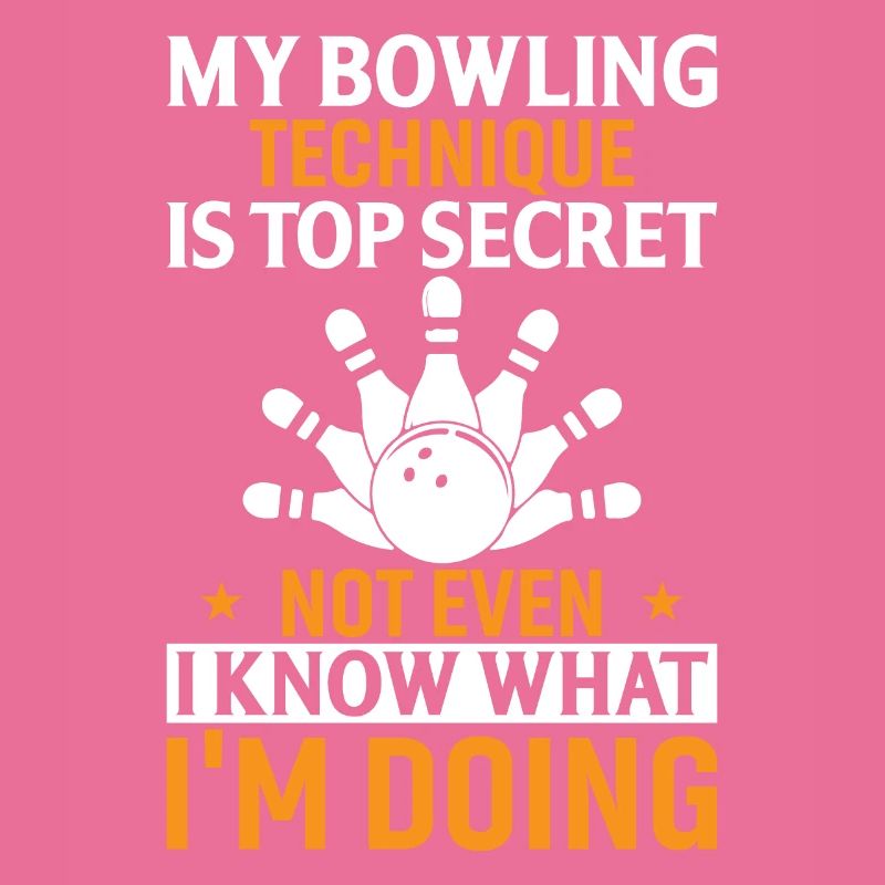 Ma technique de bowling est top secrète, même moi je ne sais pas