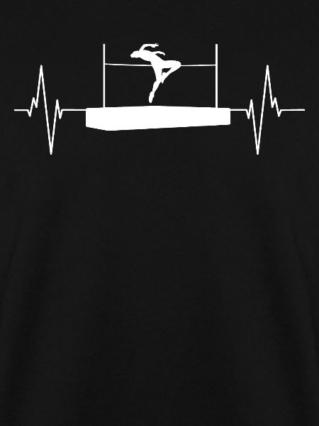 Herzschlag Hochsprung Athletik Geschenk