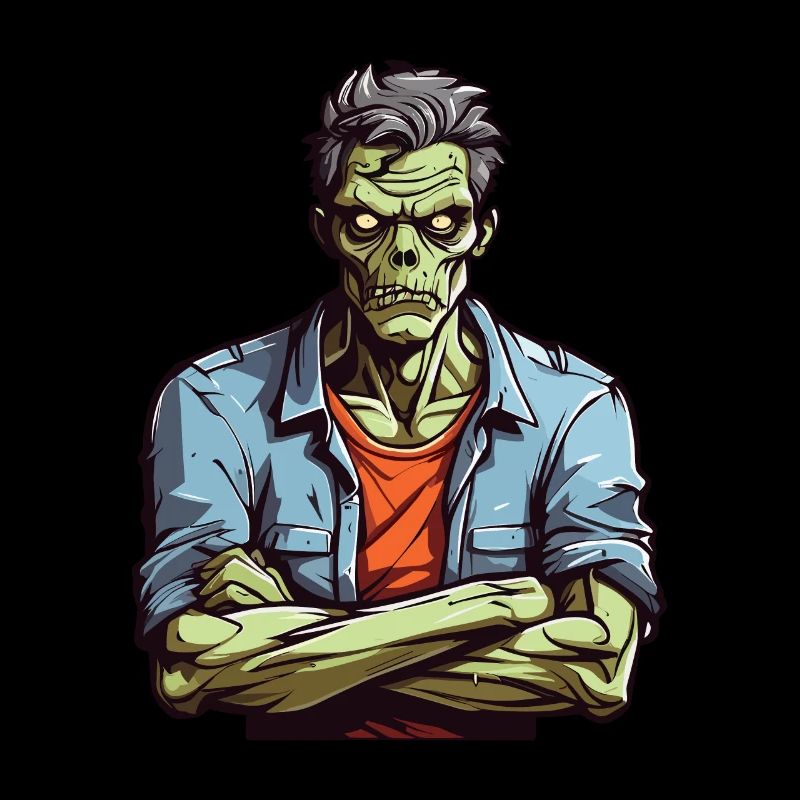 Zombie genervt