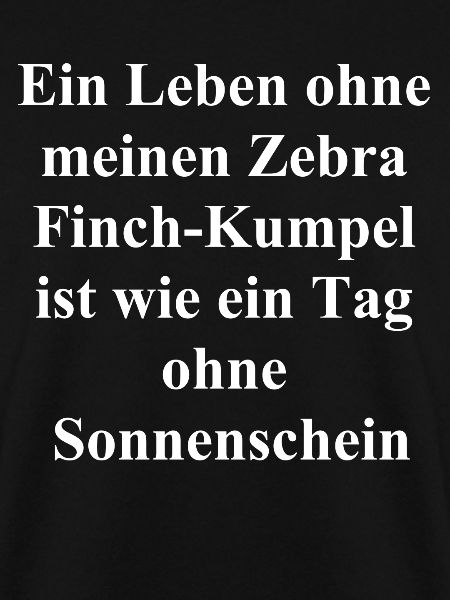 Zebra Finch Partner Geschenk