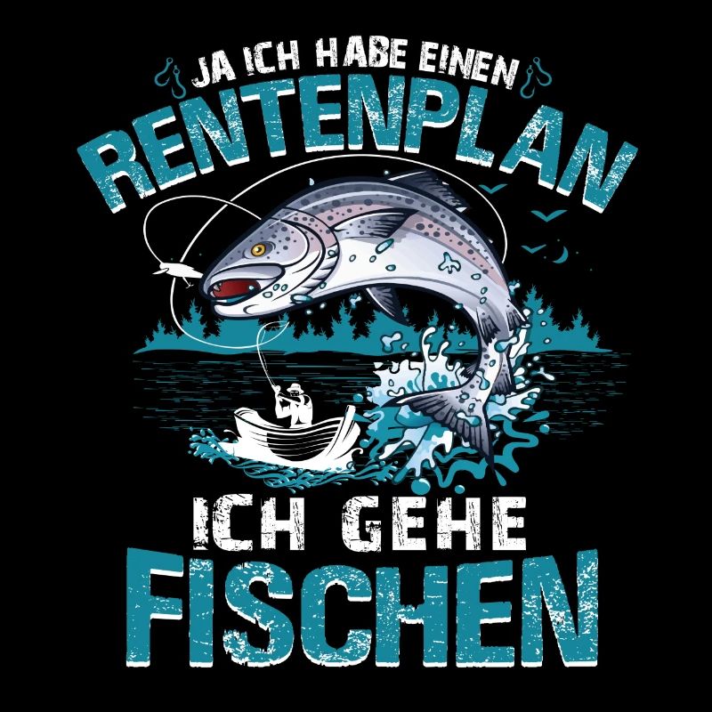 Fischer Rentenplan Angler Vater Geschenk Fischen