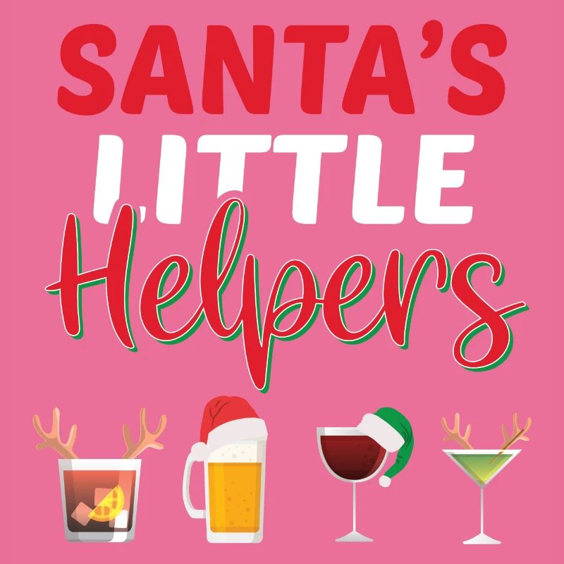 Santa's Little Helpers Drinking Squad Christmas