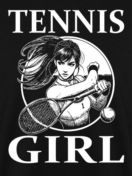 Tennis Girl – Stylisches Design
