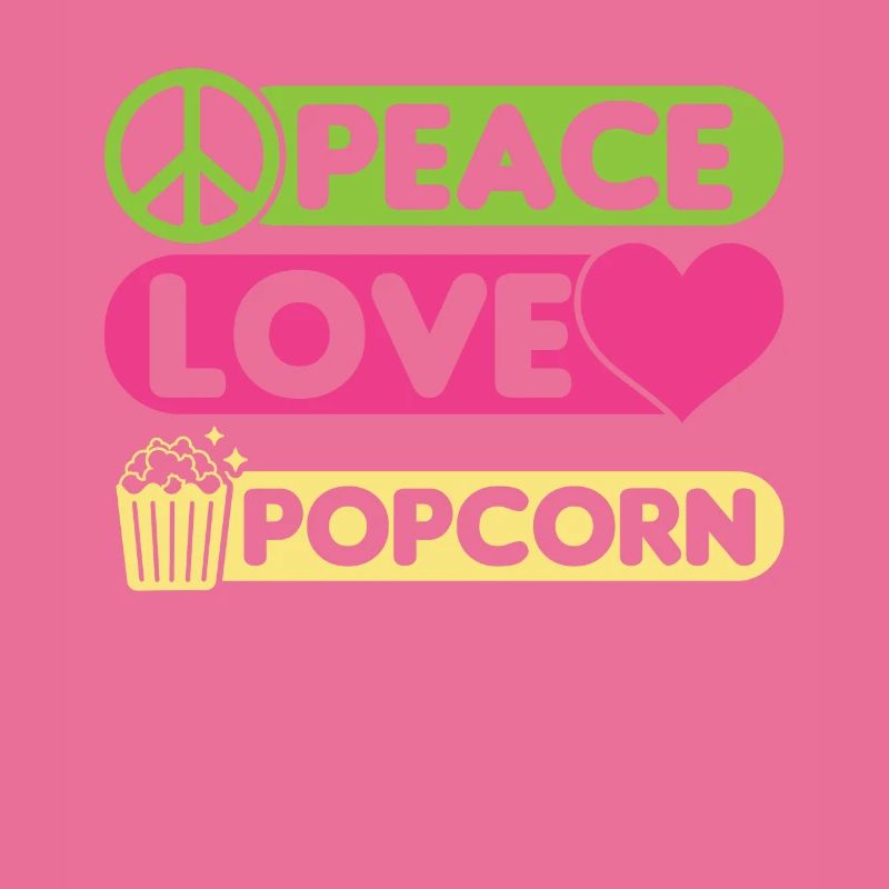 Frieden Liebe Popcorn