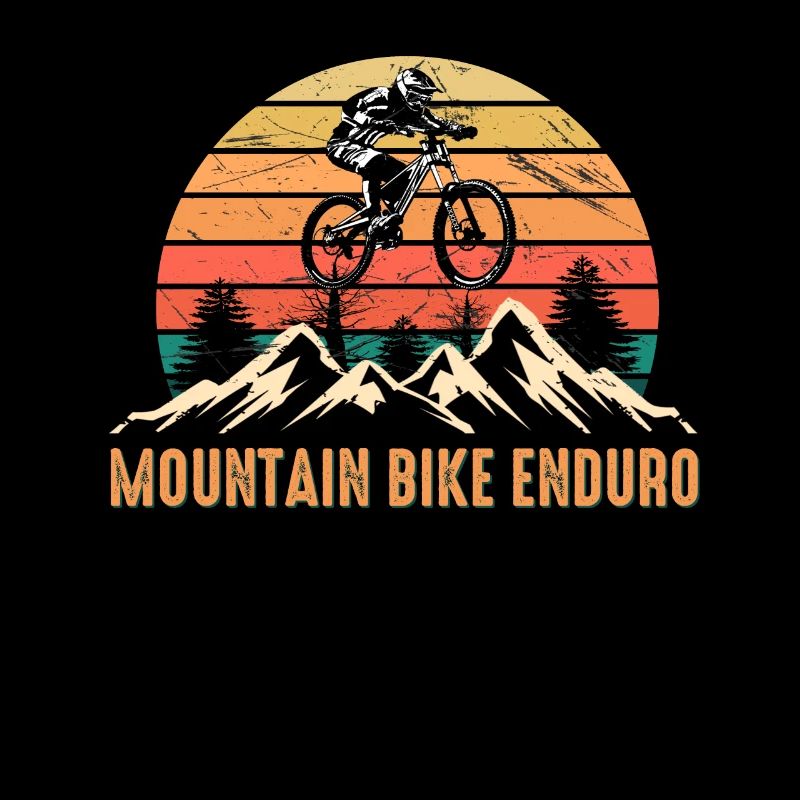 Weinlese-Mountainbike Enduro