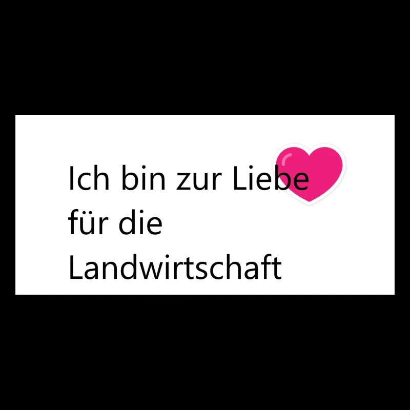 zu liebe der landwirtschaft