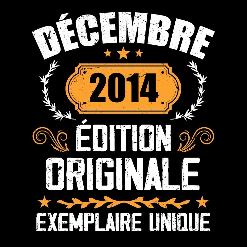 Anniversaire Cadeau Millésime Décembre 2014 - 201