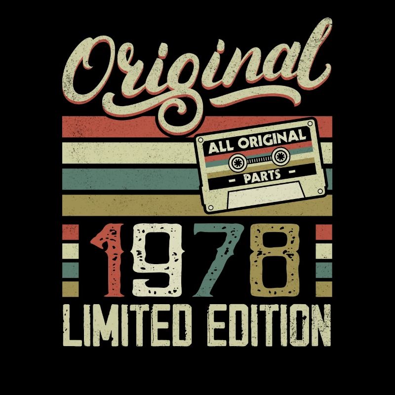 Jahrgang 1978 Retro 1978 Geburtstagsgeschenk