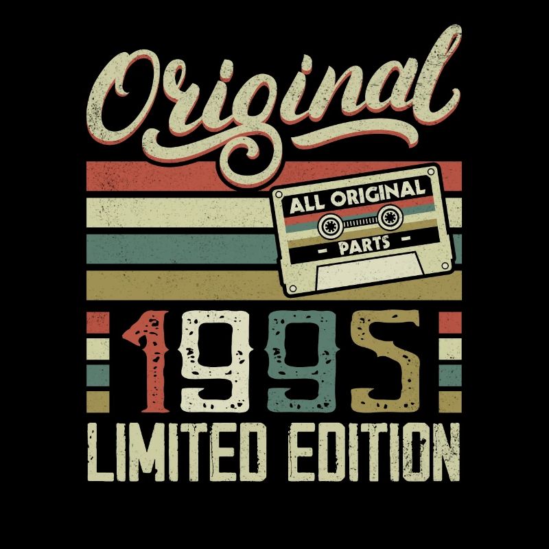 Vintage 1995 Cadeau D'anniversaire Rétro 1995