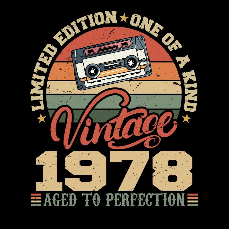 Jahrgang 1978 Retro 1978 Geburtstagsgeschenk