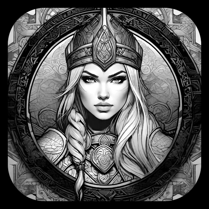Proud Viking Germanin Shieldmaiden
