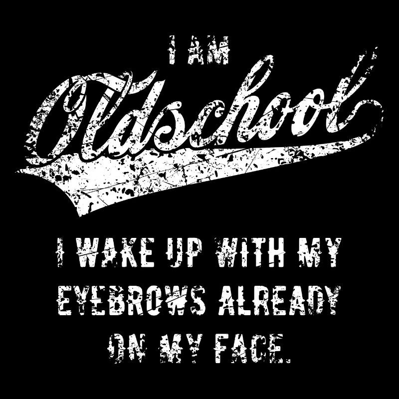 Oldschool Eyebrows - Vintage Edition White
