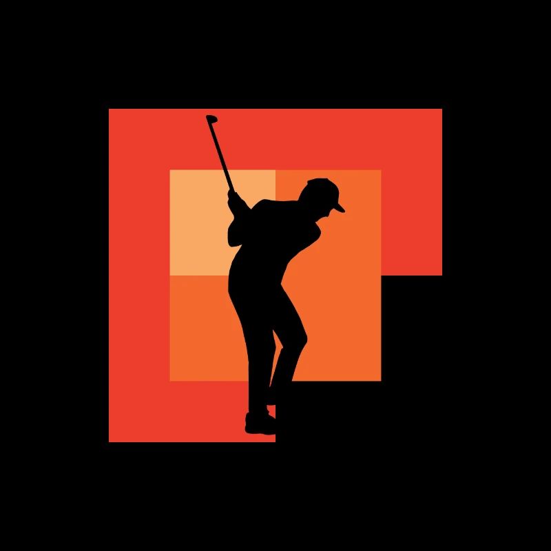 Golf Golfer Putting Golfschläger