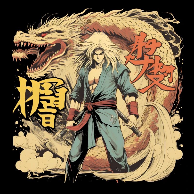Anime Dragon Mann