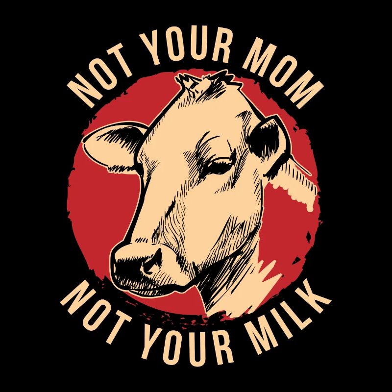 Adversaire végétalien au lait de vache