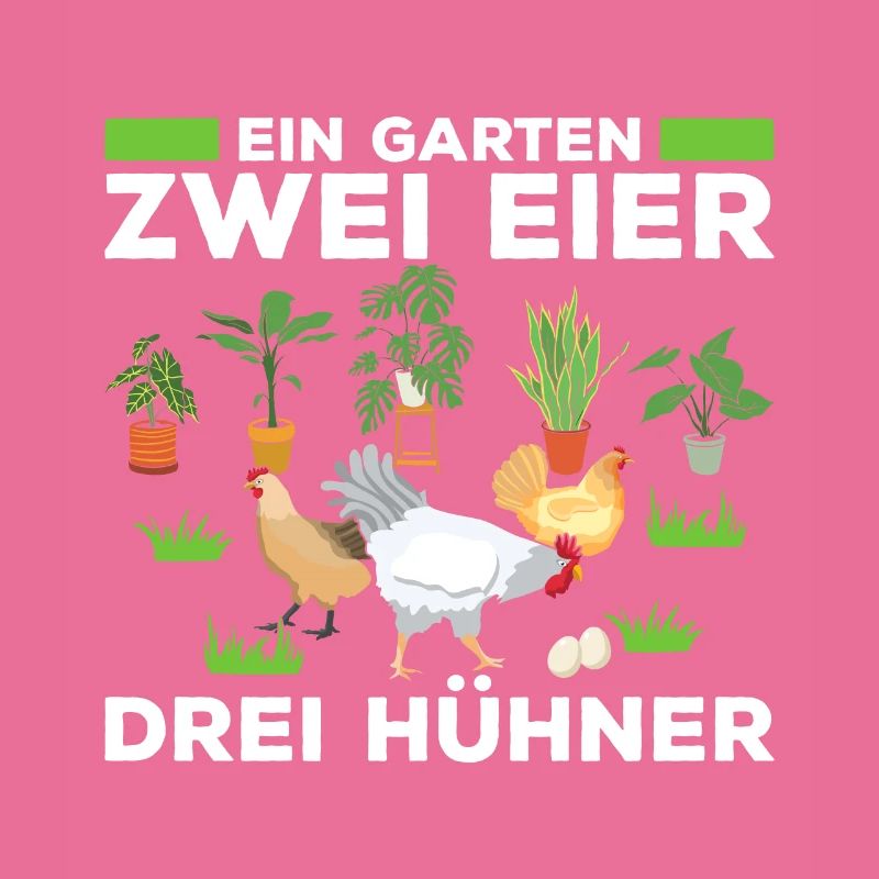 Ein Garten Zwei Eier Drei Hühner Geschenk