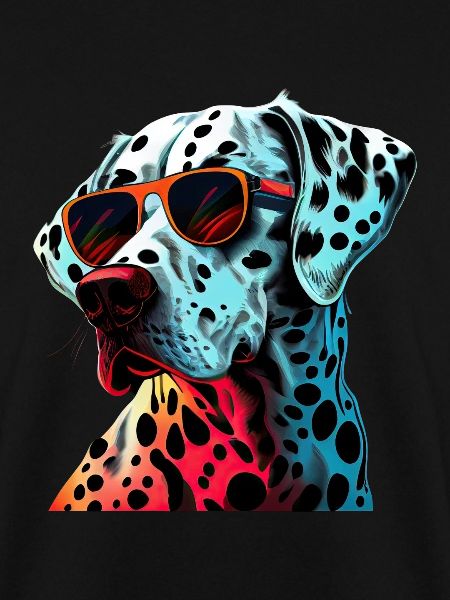 Cooler Dalmatiner mit Sonnenbrille