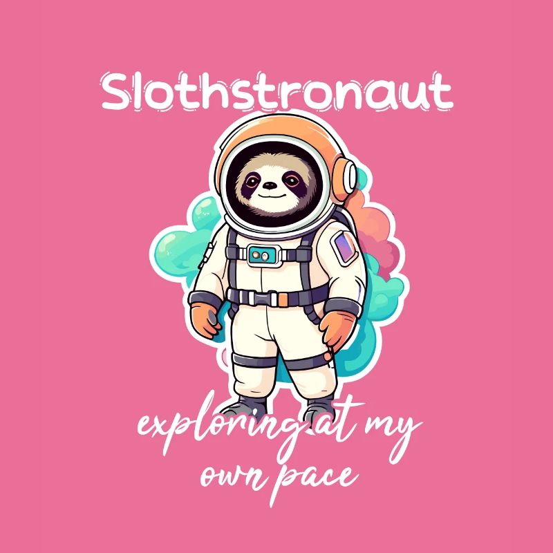 Slothstronaute explorant à mon rythme - Sloth