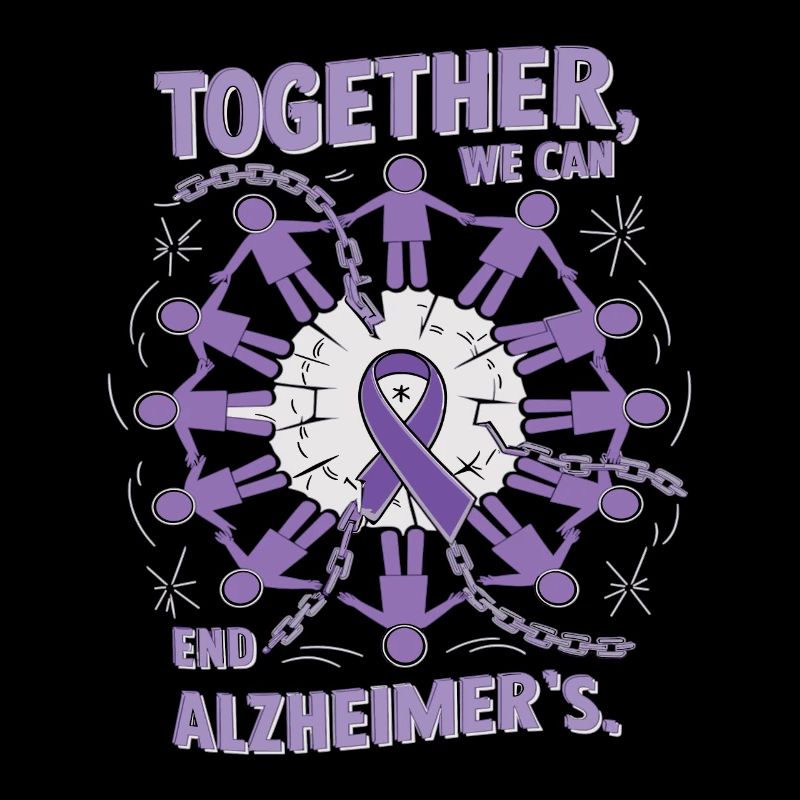 Alzheimer Bewusstsein Lila Band