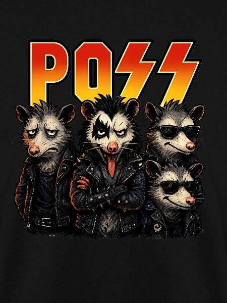Beutelratte Possum Opossum Rockband