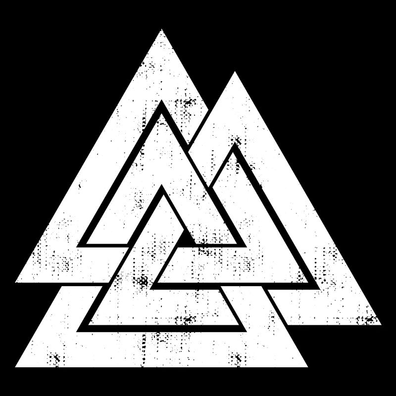 Retro Valknut Wikinger Nordisches Volk Geschenk
