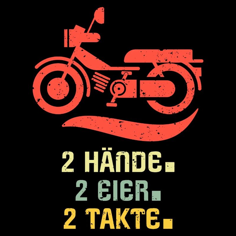 Moped zweitakter Mofa Spruch Eier
