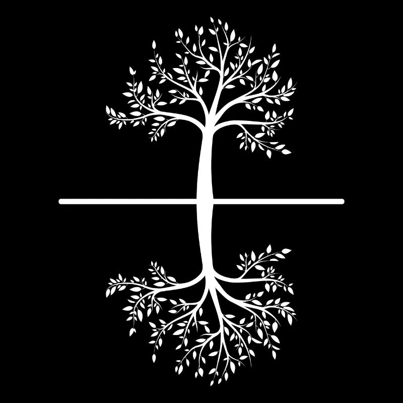 Mother earth tree reflection nature gift