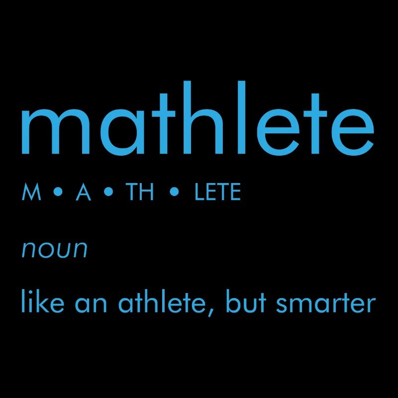Mathematik Athlet Spruch Sportlich Fit Geschenk