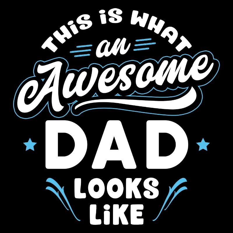 C'est ce qu'un papa impressionnant ressemble